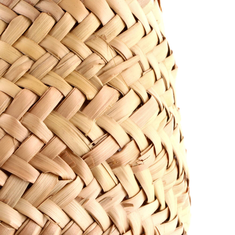Celine Large Triomphe Basket Shoulder Bag Raffia with Leather - Picture 6 of 7